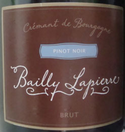 Bailly Lapierre Crémant de Bourgogne Pinot Noir Brut 