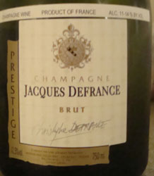 Jacques Defrance Brut Prestige