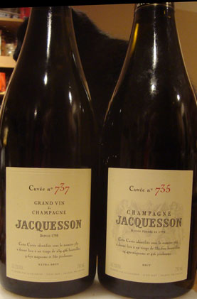 Jacquesson Cuvee 735 and 737