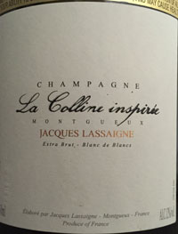 Jacques LassaigneLa Colline Inspirée Extra Brut Blanc de Blancs