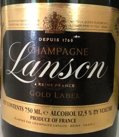 Lanson Gold Label 1996  