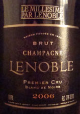 Champagne Lenoble Blanc de Noirs 2006