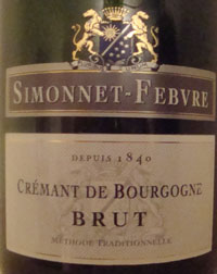 Simmonet-Febvre Crémant de Bourgogne Brut